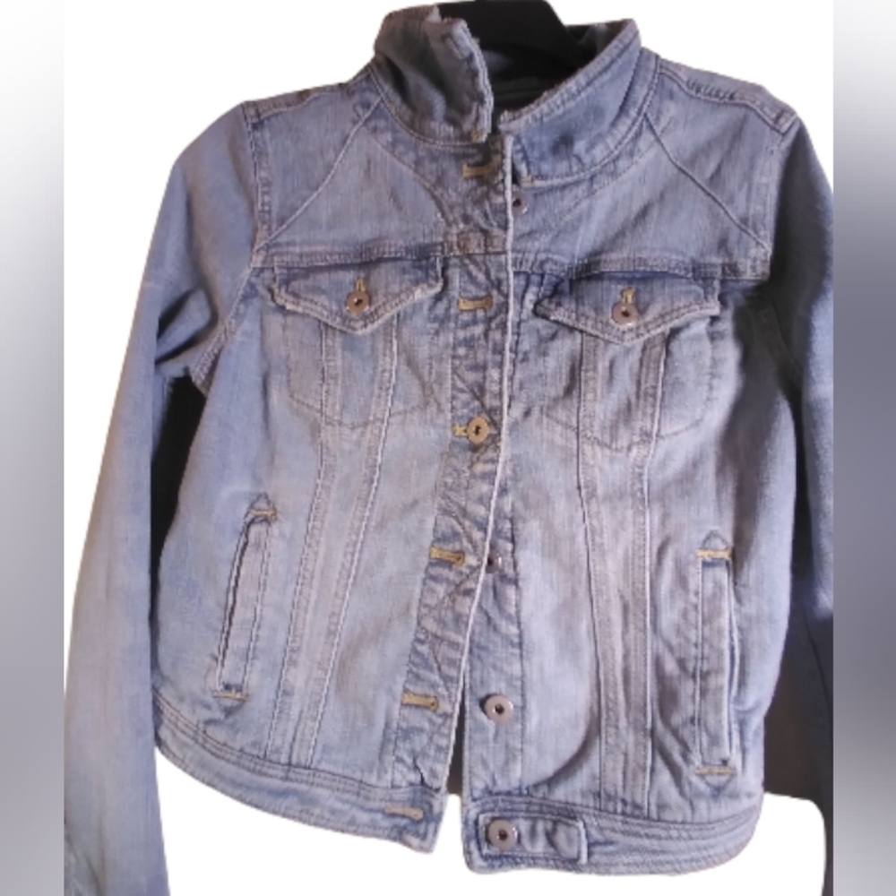 Pilcro And The Letterpress By Athropologie Denim Jean Jacket Womens Sizem